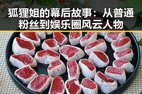 狐狸姐的幕后故事：从普通粉丝到娱乐圈风云人物