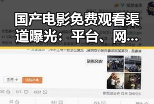 国产电影免费观看渠道曝光：平台、网站与社交媒体全解析